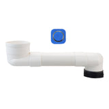 Maxbell Offset Toilet Flange Extension Drain Pipe Expanded Hose Offset Closet Flange 90cm
