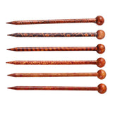 Max 6pcs Wooden Hair Pin Women's Chinese Hair Stick Pin Wood Flower Pattern Girl