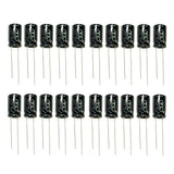 Max Maxb 20pcs 10uf 250V Aluminum Electrolytic Capacitor Adapter Filter Capacitor