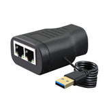 Maxbell RJ45 Network Splitter Adapter Extender Connecter for Cat5 Cat5E