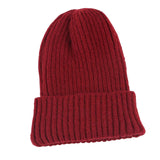 Maxbell hat Slouchy Warm One Size Lightweight Skull Cap for women Dark Red