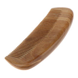 Maxbell Wooden Half Moon Shaped Hair Care Anti-static Sandalwood Comb for Women Men