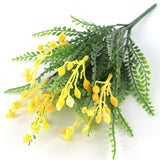 Max Maxb Artificial Plastic Flower Blossom Bridal Bouquet for Wedding Decor Yellow