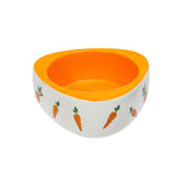 Maxbell Non Slip Rabbit Feeder Bowl Feeding Basin for Hedgehog Gerbils Puppy Kitten 11cmx4.5cm Triangle