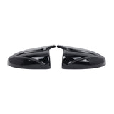 Maxbell Side Mirror Cover Caps Spare Parts 8V0857528E for Audi A3 S3 RS3 Models Gloss Black