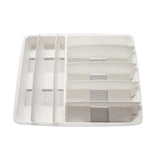 Maxbell Lid Organizer Dish Drainer Expandable Adjustable Draining for Food Container white