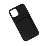 Maxbell Phone Case with Card Holder Shockproof TPU for 13 Pro Smartphone Black