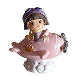 Max Couple Navy Thousand Paper Crane Resin Decoration Pilot Girl