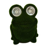 Max Maxb Resin Flocking Animal Figurines Solar LED Garden Lights Lawn Ornament Frog