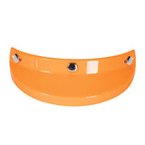 Maxbell Helmet Visor 3 Snap for Helmets with 3 Buttons Half Helmets Parts Orange