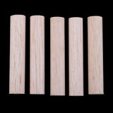 Max Balsa Wood Stick Unfinished DIY Woodworking Craft Modelling Stick 5pcs 80mm