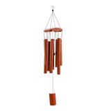 Maxbell Bamboo Chime Music Gift Modern Bless Wooden Wind Chime for Room Yard Outdoor