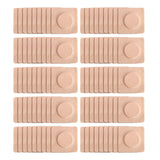 Maxbell 100x Blank Navel Stickers Anti Flatulence Navel Patch for Abdominal Feet Arm Square