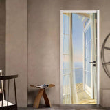 Max 2pcs/set 3D Self Adhesive Door Wall Fridge Sticker Wrap Mural Wall Decals E - Aladdin Shoppers