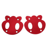 Maxbell 2pcs Skateboard Longboard Pad Replacement Washers Skateboard Parts Red