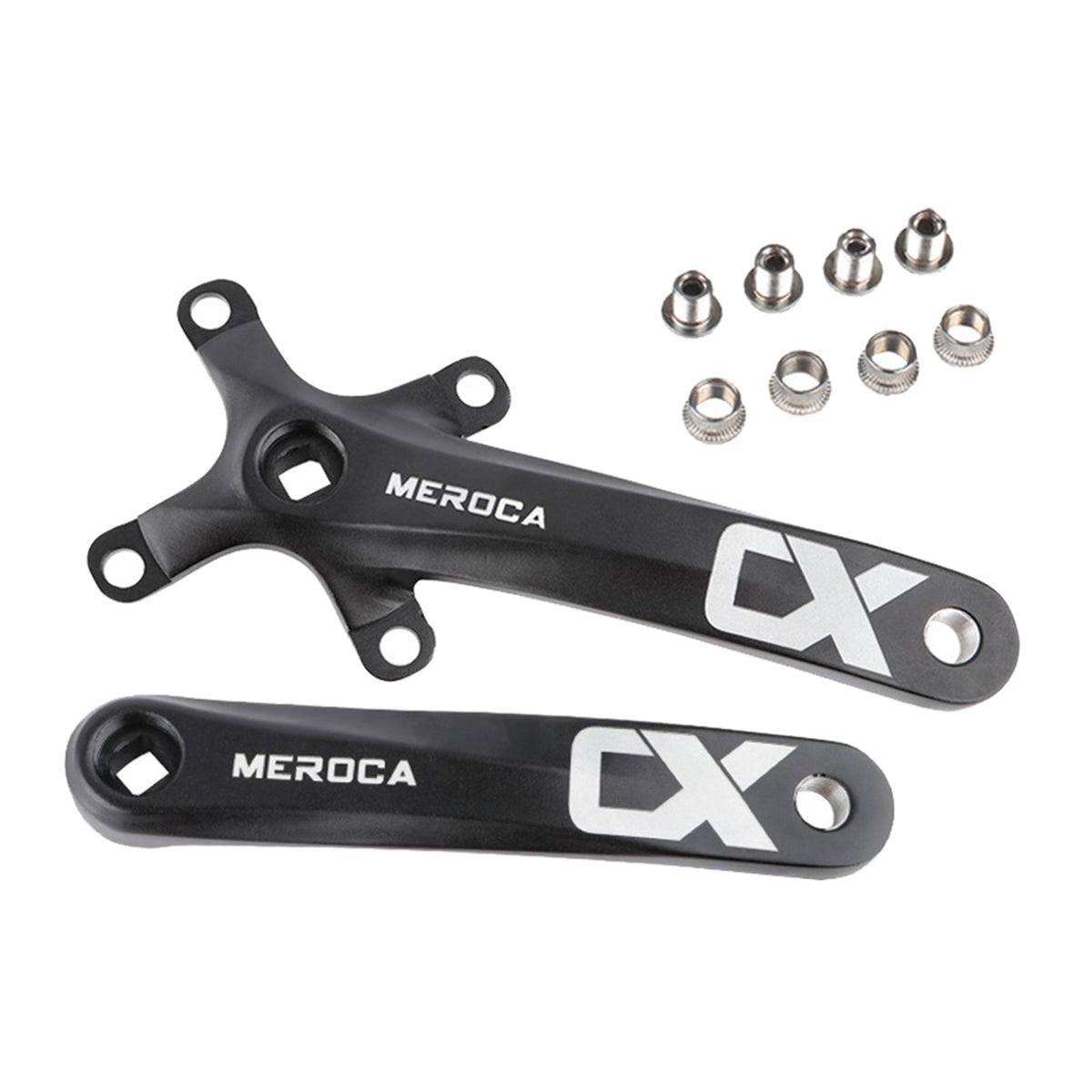 Maxbell Bicycle Crank 104BCD MTB Bike Crankset for Road Bikes Crank Black