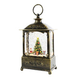 Maxbell Glittering Christmas Music Box Lantern Rotating for Indoor Home Decoration Christmas Tree