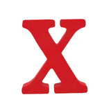 Max Red Wooden English Letters Decoration Ornaments for party X
