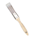 Maxbell Wooden Handle Flat Head Brushes Reusable DIY Wall Decorating Brush 1inch