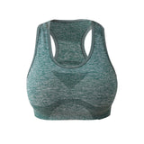 Maxbell Women Sports Bras tank top bras for Cycling Daily Wear Walking L and XL Green