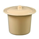Maxbell Portable Spittoon PP Plastic Lightweight Durable for Elderly Women Men Light Yellow