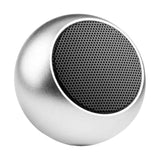 Maxbell Portable Subwoofer Stereo Compact Durable for Sports Travel Camping Silver