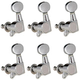 Max 6pcs 6L Sealed Gear Tuning Pegs Machine Heads for Acoustic Electric Guitar