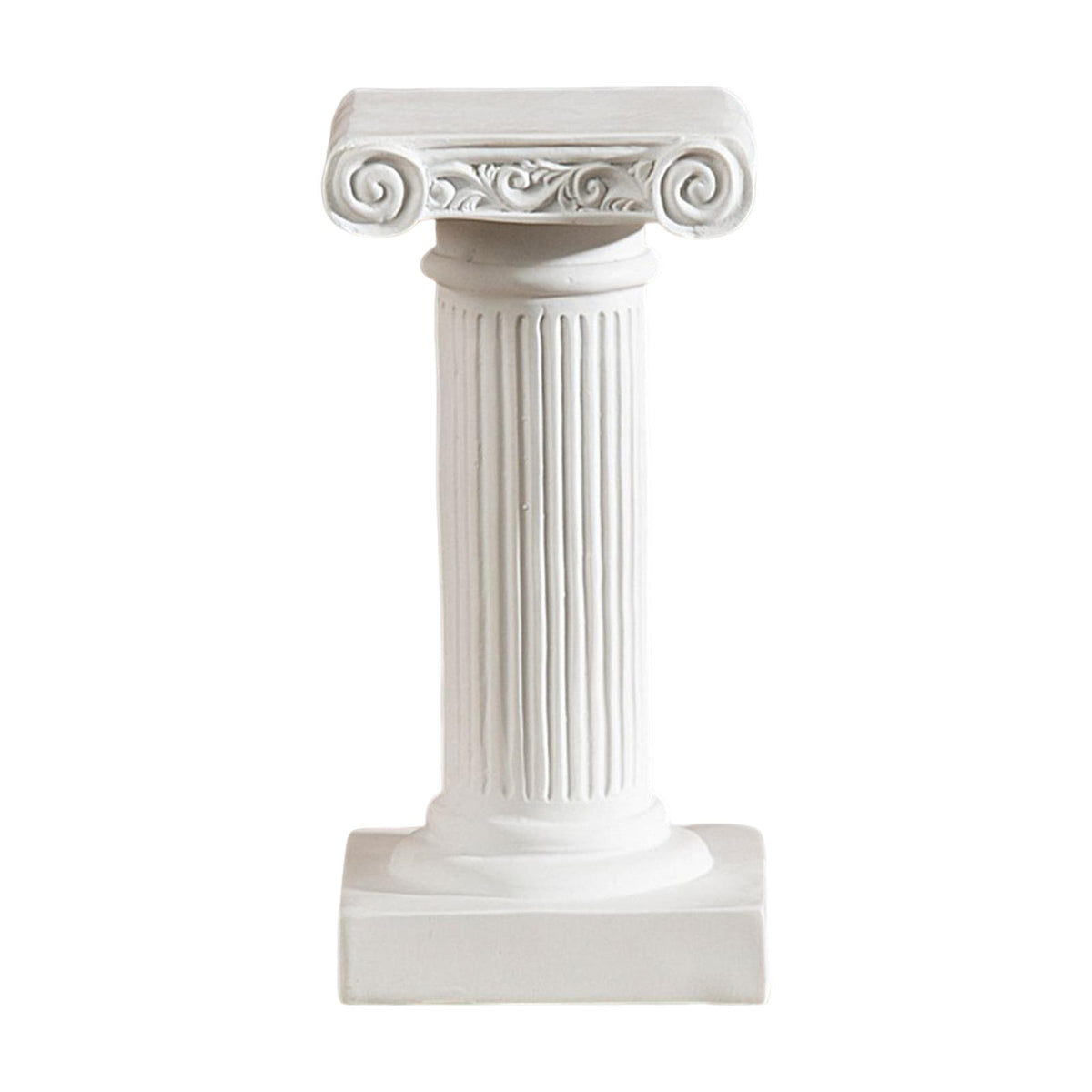 Maxbell Miniature Mini Greek Columns Resin Base Stigma for Indoor Banquet Yard Art Medium