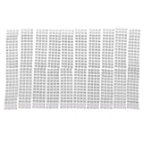 Maxbell 20pcs Sparkly Heart Napkin Ring Serviette Holder Wedding Table Decor  Silver