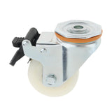 Max PP Swivel Wheel Dual Brake Double Bearing Industrial Caster Wheel 3Inch