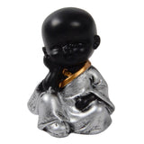Max Ceramic Small Buddha Statue Monk Figurine Tea pet  Ornaments Style01