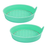 Maxbell Auto Cup Insert Coaster round Vehicle Cup Mats for Party Office RV Green