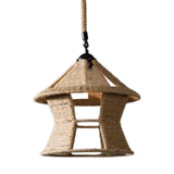 Maxbell Industrial Woven Pendant Light Classic Geometric Shape Hanging Light Fixture Style D