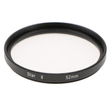 Max 8 Point Rotated Star Light Cross Screen Special Effect Lens Filter 52mm