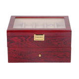 Maxbell 20 girds Watch Box Wooden Jewelry Organizer Pendants Case Clasps Container