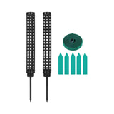 Maxbell 2 Pieces lichen Poles lichen Column Pole lichen Sticks for Balcony Indoor Growing Black