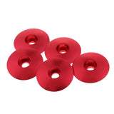 Maxbell Bike Hex Socket Allen Bolt Screw Nut Hexagon Head Cover Cap Mushroom Red