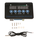 Max Dual Digital LED Thermostat Temperature Controller Thermometer Switch 220V