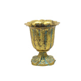 Maxbell Metal Flower Vase for Wedding Centerpiece for Birthday Living Room Party Antique Gold