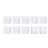Maxbell 10x Rotary Lock Protection Door Locks for Drawers Cupboards Refrigerator
