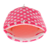 Maxbell Pet Triangle Hammock Parrot Bird Small Animal House Warm Hut Nest Pink L