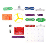 Maxbell Electronics Learning 16pcs Kits - DIY Physical Circuit Experiment Toy W-58
