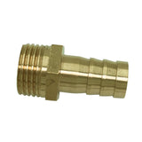 Maxbell 1x Brass Barbed Hose Fitting Connector Adapter with Male Pipe 14mm Barb Dia