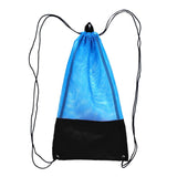 Maxbell Mesh Drawstring Bag for Scuba Diving Snorkel Fins Goggles Mask M Black