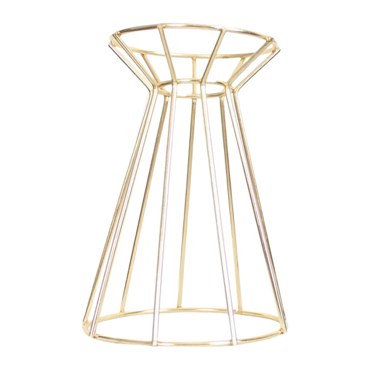 Maxbell Flower Vase Stand Rack Holder Display Desktop Dried Flower Home Dinner Gold