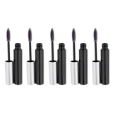 Max 5 Pieces 10ml Plastic Empty Mascara Eyelash Bottle Liquid Tube Funnels Black
