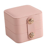 Maxbell Travel Jewelry Box Multifunctional Multi Layers Detachable for Ear Studs