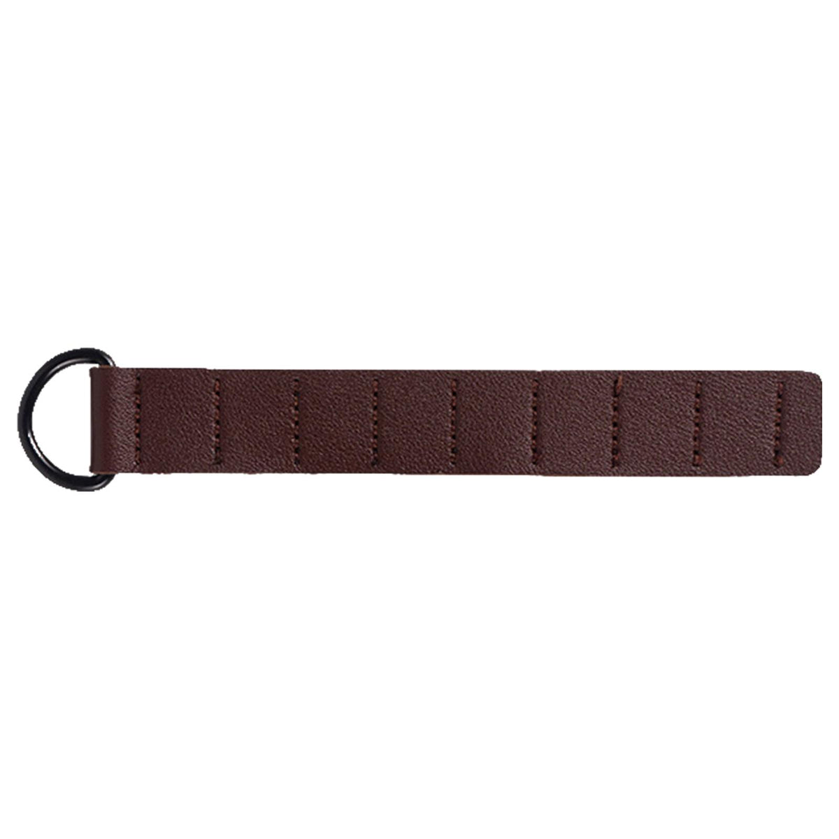 Maxbell Ground Nail Storage Bag Chain Hanging 8 Hole Travel Tent Stakes Storage Rack Dark Brown