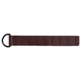 Maxbell Ground Nail Storage Bag Chain Hanging 8 Hole Travel Tent Stakes Storage Rack Dark Brown