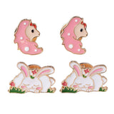 Max 4pcs animal Butterfly Pinch Back Pins Brooch Findings clutch badge